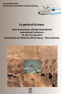 Le geste et la trace_cover