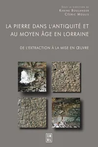 La pierre dans l'Antiquité et au Moyen Âge en Lorraine_cover