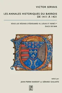 Victor Servais. Les Annales historiques du Barrois de 1411 à 1431_cover