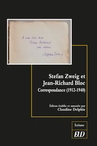 Stefan Zweig et Jean-Richard Bloch_cover