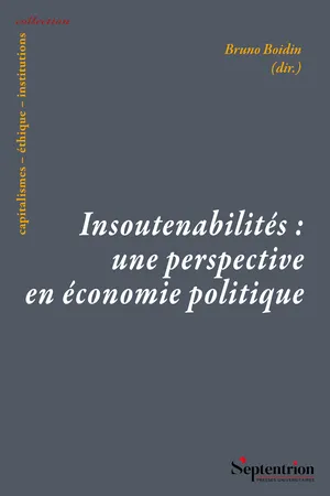 Insoutenabilités : une perspective en économie politique