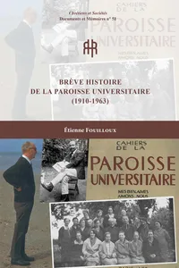 Brève histoire de la Paroisse universitaire_cover
