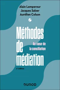 Méthodes de médiation - 2e éd._cover