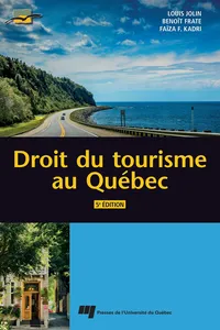 Droit du tourisme au Québec, 5e édition_cover