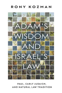 Adam’s Wisdom and Israel’s Law_cover