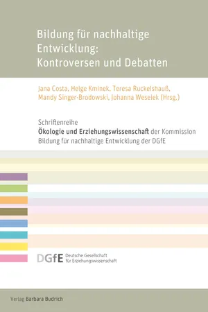 Bildung für nachhaltige Entwicklung: Kontroversen und Debatten