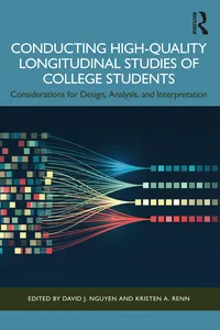 Conducting High-Quality Longitudinal Studies of College Students_cover