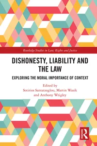 Dishonesty, Liability and the Law_cover