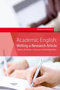 Academic English: Writing a research article_cover