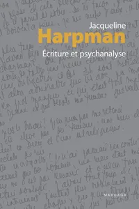 Écriture et psychanalyse_cover
