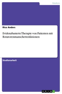 Evidenzbasierte Therapie von Patienten mit Rotatorenmanschettenläsionen_cover