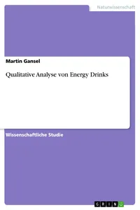Qualitative Analyse von Energy Drinks_cover