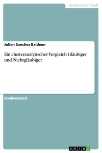 Ein clusteranalytischer Vergleich Gläubiger und Nichtgläubiger_cover