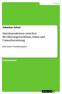 Interdependenzen zwischen Bevölkerungswachstum, Armut und Umweltzerstörung_cover