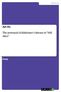 The portrayal of Alzheimer's disease in "Still Alice"_cover