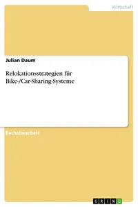 Relokationsstrategien für Bike-/Car-Sharing-Systeme_cover