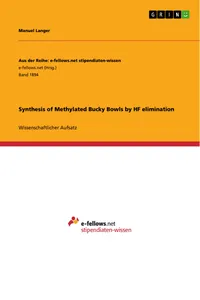 Synthesis of Methylated Bucky Bowls by HF elimination_cover