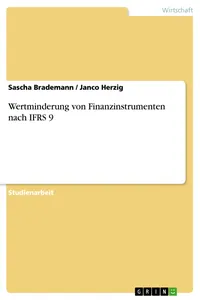 Wertminderung von Finanzinstrumenten nach IFRS 9_cover