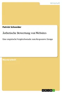 Ästhetische Bewertung von Websites_cover