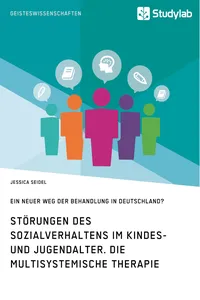 Störungen des Sozialverhaltens im Kindes- und Jugendalter. Die Multisystemische Therapie_cover