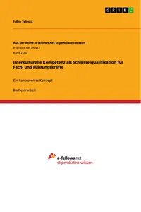 Interkulturelle Kompetenz als Schlüsselqualifikation für Fach- und Führungskräfte_cover