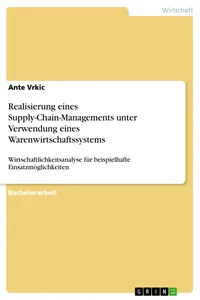 Realisierung eines Supply-Chain-Managements unter Verwendung eines Warenwirtschaftssystems_cover