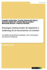 Estrategias institucionales de impulsión y marketing de las licenciaturas en turismo_cover
