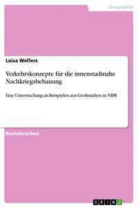 Verkehrskonzepte für die innenstadtnahe Nachkriegsbebauung_cover