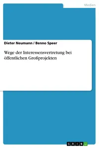 Wege der Interessensvertretung bei öffentlichen Großprojekten_cover