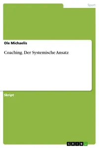 Coaching. Der Systemische Ansatz_cover
