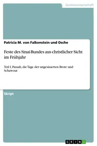 Feste des Sinai-Bundes aus christlicher Sicht im Frühjahr_cover