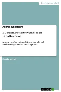 E-Devianz. Deviantes Verhalten im virtuellen Raum_cover