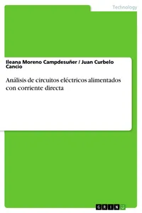 Análisis de circuitos eléctricos alimentados con corriente directa_cover