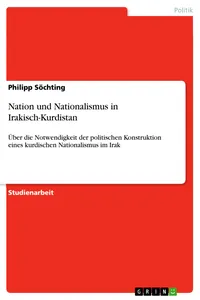Nation und Nationalismus in Irakisch-Kurdistan_cover