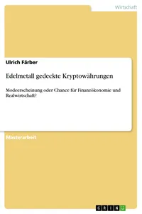 Edelmetall gedeckte Kryptowährungen_cover