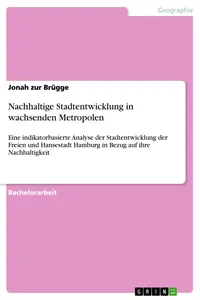 Nachhaltige Stadtentwicklung in wachsenden Metropolen_cover