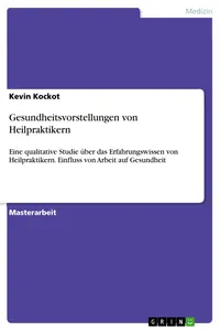 Gesundheitsvorstellungen von Heilpraktikern_cover