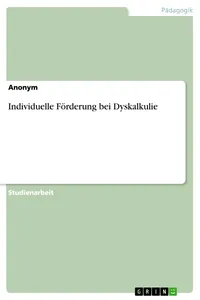 Individuelle Förderung bei Dyskalkulie_cover
