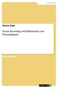 Factor Investing und Präferenzen von Privatanlegern_cover