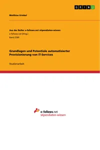Grundlagen und Potentiale automatisierter Provisionierung von IT-Services_cover