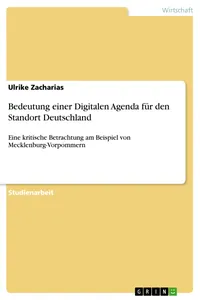 Bedeutung einer Digitalen Agenda für den Standort Deutschland_cover