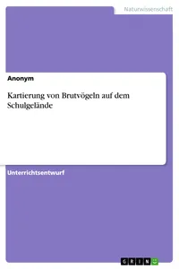 Kartierung von Brutvögeln auf dem Schulgelände_cover