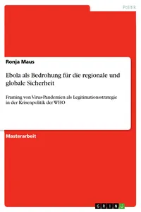 Ebola als Bedrohung für die regionale und globale Sicherheit_cover
