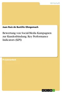 Bewertung von Social-Media Kampagnen zur Kundenbindung. Key Performance Indicators