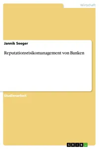 Reputationsrisikomanagement von Banken_cover