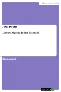 Lineare Algebra in der Baustatik_cover