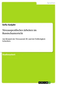 Niveauspezifisches Arbeiten im Russischunterricht_cover