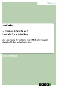 Medienkompetenz von Grundschullehrkräften_cover