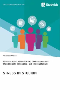 Stress im Studium. Psychische Belastungen und Erkrankungen bei Studierenden im Präsenz- und im Fernstudium_cover