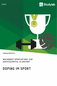 Doping im Sport. Was bewegt Sportler dazu, zum Aufputschmittel zu greifen?_cover